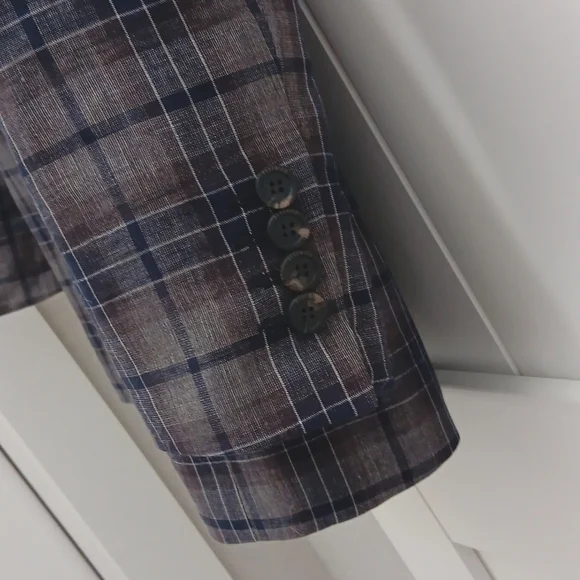 PESERICO..LINEN BLEND BLAZER..SIZE 42 - Picture 2 of 10